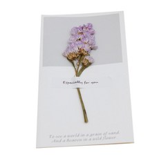 乾燥花卉母親節感謝卡, 4, 1個