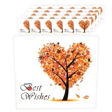 Tojo春夏季秋季冬季家族感謝紀念卡片, 50個