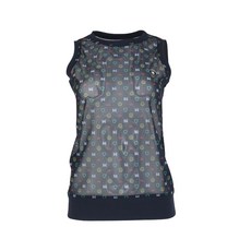 Ferra US 女士高爾夫微笑圖案網眼背心 AVTM6003M2