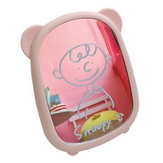 耳朵造型化妝鏡, 粉色的