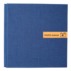 Star Label 相簿 33.5 x 32.5 cm, 06 藍色(外殼), 黑色(內頁), 20張