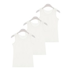 L.LOUNGE 棉質素色無袖背心 3入