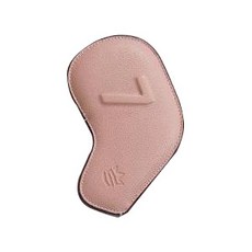 세인트밀러 멜로우 레더 골프 클럽보호 아이언 헤드커버 낱개, 7번 핑크, 1개
