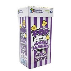 Learning Resources 單字家族爆米花益智圖卡遊戲 LR8470, 混色