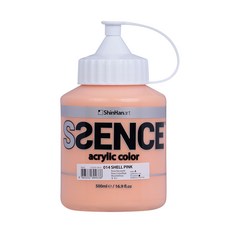신한에쎈스 A시리즈 Bottle 아크릴컬러 물감 셸 핑크 014, 500ml, 1색