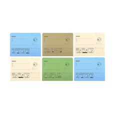 hM+ 史努比印花A4文件夾, 隨機發貨, 6個