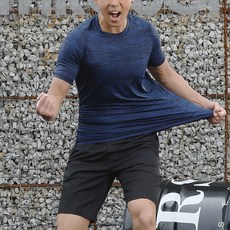 남성용 마켓A 믹싱 스포티 반팔 + 반바지 세트