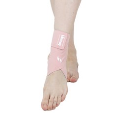 KIMONY 高彈力親膚腳踝支撐綁帶 粉色, 1個