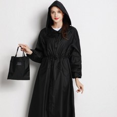 심플리엔 여성용 롱기장 패션 우비