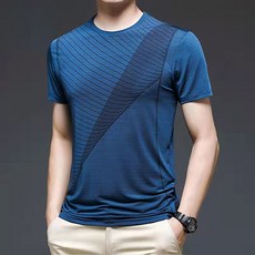 Minsung Company 男士斜紋涼感短袖T恤