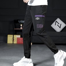 OWLS 男士戶外休閒單口袋工裝束口褲 #K993