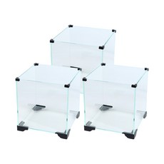 魚缸裝飾盒 12入+防撞角 12入, 黑色