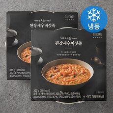 일상적미식 된장 새우 버섯죽 (냉동), 300g, 2개