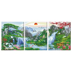 DCLARE DIY珠寶串珠畫組 40*50cm, 武陵道院, 1組
