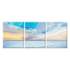 DCLARE DIY珠寶串珠畫組 40*50cm, 海, 1組