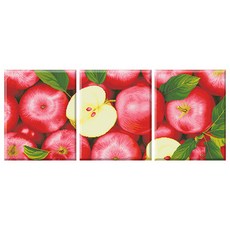 DCLARE DIY珠寶串珠畫組 40*50cm, 豐富的紅蘋果, 1組