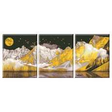 DCLARE DIY珠寶串珠畫組 40*50cm, 金色夜景, 1組