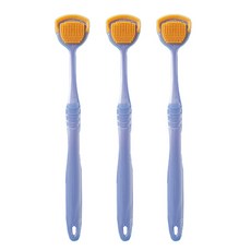 Living Home Detail Breath Remover Scraper 舌頭清潔劑紫色, 25克, 3個