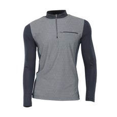 AVEKA Ferrous 男士拼色圓點半拉鍊 T恤 OCTJAV5002S2