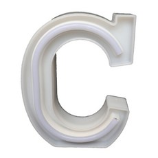 SNF 프로포즈용 영문 숫자 LED 라이트 조명 03 C, 혼합색상