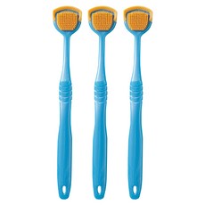 Living Home Detail Breath Remover Scraper 舌頭清潔劑 藍色, 3個