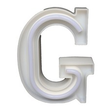 SNF 求婚用英文字母數字LED燈飾 07 G, 混合色