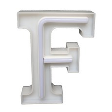 SNF 求婚用英文字母數字LED燈飾 06 F, 混合色