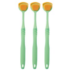 生活家居細節除氣刮舌器清潔劑綠色, 25克, 3個