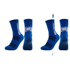 원모아 두꺼운 스포츠 미끄럼방지 양말 2족, 블루