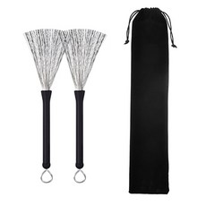 WIDENCOMPANY 鋼絲鼓刷 鋼製爵士 Power Beat 鼓棒, 混合色, 1個