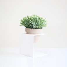 도시정원 스틸 화분거치대, 화이트