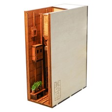 書櫃中的微型DIY立體模型, 混色