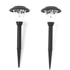 Yogomoji LED 太陽能庭院燈 S-4 2p, 白色