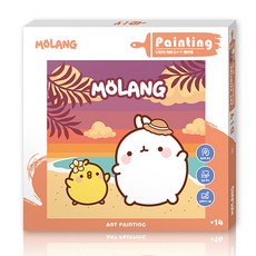 계림북스 함께 그리는 DIY 몰랑이 아트 페인팅, 알로하 몰랑, 1개