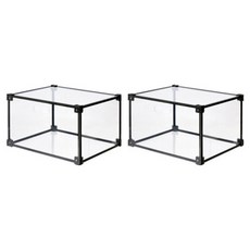 nOVA LIVING 壓克力鞋盒 收納盒 附把手款, 2個