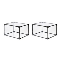 nOVA LIVING 壓克力鞋子收納盒 密封型, 2個