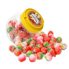 水蜜桃+草莓+蘋果造型果凍 各16入, 1組