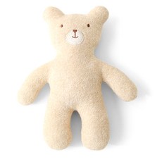 moms nature 小熊造型新生兒玩偶, 米色