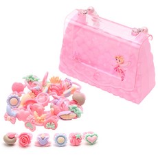 公主包+粉彩戒指30p套裝, 隨機發貨（環）