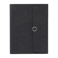 Tree 磁扣式筆記本 B5, 黑色