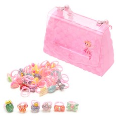 公主包+珍珠閃鑽戒指30p套裝, 隨機出貨