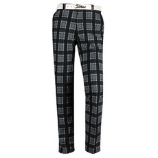 FEEL WOOD 男士 Lux Golf 優質格紋高爾夫球褲 FW2M505