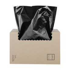 DAMDA PLASTIC 簡約包 黑色垃圾袋, 80L, 50個
