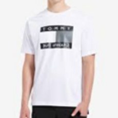 타미힐피거 남성용 라지 플래그 SS 반팔티셔츠 M MW15735-YBR