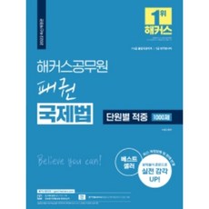 2022 패권 국제법 단원별 적중 1000제 (최신 개정법령 및 판례 반영 / 인강 할인쿠폰 / 합격예측 모의고사 / 7, 해커스공무원