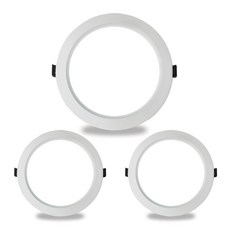 Shamizu 防塵筒燈 CAN LED 嵌入式燈日光 15W, 3個