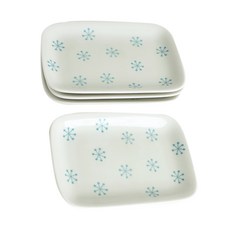 Roco Living 雪花長方形盤, 4個, 盤子 4p