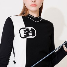 헤지스골프 여성용 저지 하이브리드 스웨터 이너