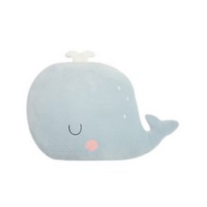 鯨魚造型抱枕玩偶, 天空藍