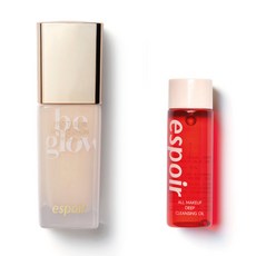 espoir 艾絲珀 亮澤粉底液 30ml+深層清潔卸妝油 25ml, 3號(粉底), 1組